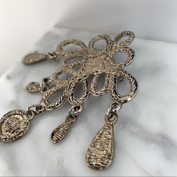 Vintage Gold plated Classic filagree Brooch - Picture 3 of 8